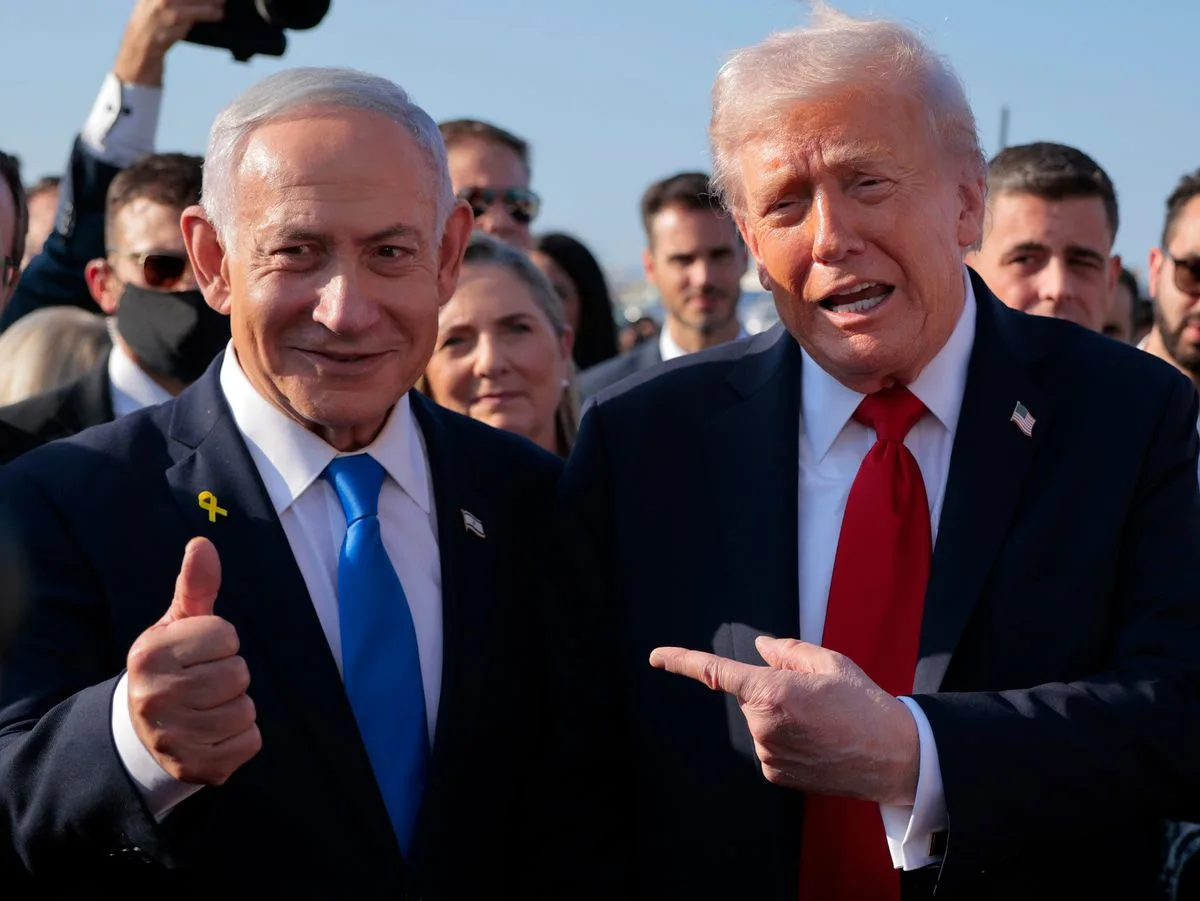 トランプ氏「イスラエルは米国なしでは生き残れない」 ネタニヤフ首相との会合前に爆弾発言